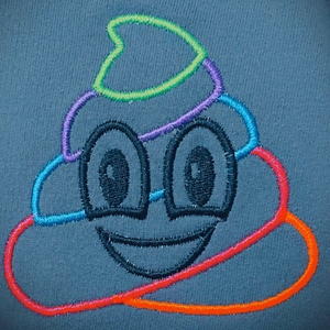 Shit Happens Hoodie - Custom Embroidery