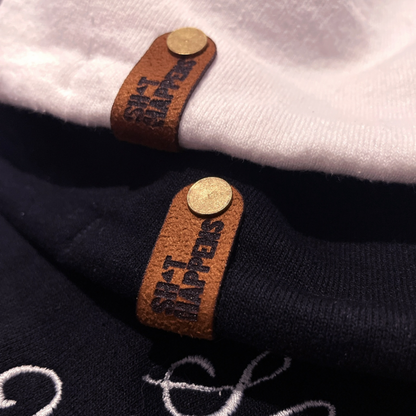 Shit Happens Embroidery Hoodie - "Classic"