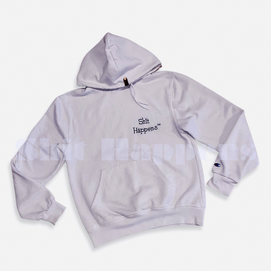 Shit Happens Embroidery Hoodie - "Classic"