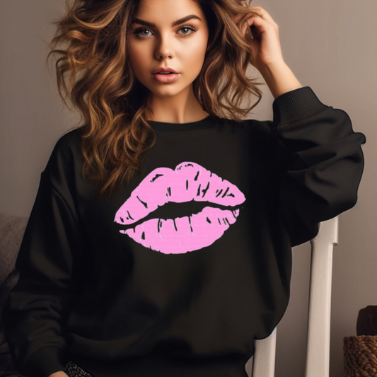 Shit Happens Crewneck - " LIPS"