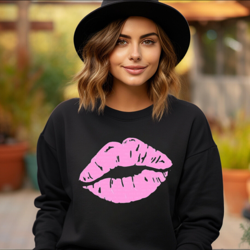 Shit Happens Crewneck - " LIPS"